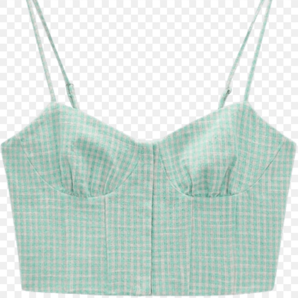 Zara Mint Green Camisole Top